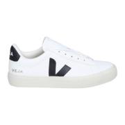 Leren Sneakers Zwart Wit Veja , White , Heren