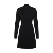 Gebreide Jurk voor Koudere Dagen Vero Moda , Black , Dames