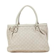 Pre-owned Leather gucci-bags Gucci Vintage , Beige , Dames