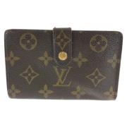 Pre-owned Canvas wallets Louis Vuitton Vintage , Brown , Dames