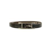 Pre-owned Fabric bracelets Hermès Vintage , Black , Dames