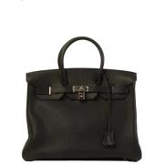 Pre-owned Fabric handbags Hermès Vintage , Black , Dames