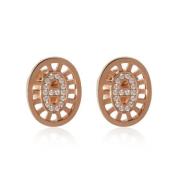 Pre-owned Rose Gold earrings Hermès Vintage , Yellow , Dames