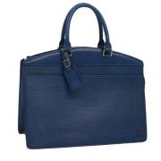 Pre-owned Leather louis-vuitton-bags Louis Vuitton Vintage , Blue , Da...