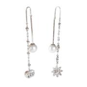 Pre-owned White Gold earrings Gucci Vintage , White , Dames