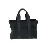 Pre-owned Nylon handbags Hermès Vintage , Black , Dames