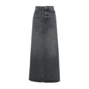 Grijze Jeans Aw24 Dameskleding Icon Denim , Gray , Dames