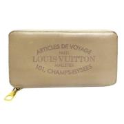 Pre-owned Leather wallets Louis Vuitton Vintage , Beige , Dames