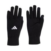 Warme Gebreide Voetbalhandschoenen Adidas , Black , Heren