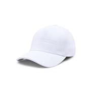 Witte Baseballpet met Logo Armani , White , Heren