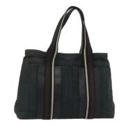 Pre-owned Canvas shoulder-bags Hermès Vintage , Black , Dames