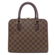 Pre-owned Canvas handbags Louis Vuitton Vintage , Brown , Dames