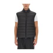 Stijlvolle Nylon Vest Brioni , Black , Heren