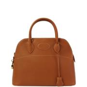 Pre-owned Canvas handbags Hermès Vintage , Brown , Dames