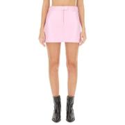 Korte rok van katoenmix Courrèges , Pink , Dames