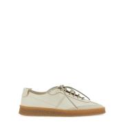 Italiaanse Leren Sneaker voor Vrouwen Buttero , White , Dames