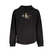 Zwart sweatshirt met capuchon en borduursel Calvin Klein , Black , Her...