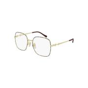 Stijlvolle Frame Zonnebril Gucci , Brown , Unisex