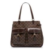 Pre-owned Canvas shoulder-bags Louis Vuitton Vintage , Brown , Dames