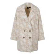 Stijlvolle Toro Coat voor vrouwen Pinko , Beige , Dames