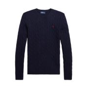 Stijlvolle Gebreide Trui Polo Ralph Lauren , Blue , Dames