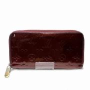 Pre-owned Leather wallets Louis Vuitton Vintage , Red , Dames