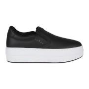 Casual Instap Sneakers Hogan , Black , Dames