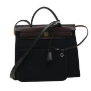 Pre-owned Canvas chanel-bags Hermès Vintage , Black , Dames