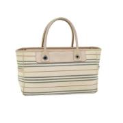 Pre-owned Canvas handbags Burberry Vintage , Beige , Dames