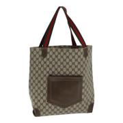 Pre-owned Leather gucci-bags Gucci Vintage , Beige , Dames