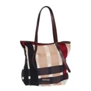 Pre-owned Canvas totes Burberry Vintage , Multicolor , Dames