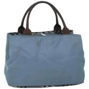 Pre-owned Nylon handbags Burberry Vintage , Blue , Dames