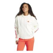 Future Icons 3-Stripes Full Zip Hoodie Adidas , White , Dames