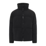 Zwarte Gewatteerde Nylon Jas voor Heren Canada Goose , Black , Heren