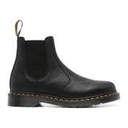 Zwarte Chelsea Leren Enkellaarzen Dr. Martens , Black , Heren