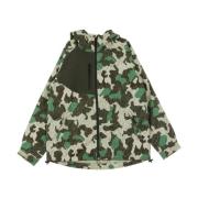 Camo Shell Jas voor Mannen HUF , Multicolor , Heren