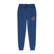 Blauwe Sweatpants voor Mannen Versace Jeans Couture , Blue , Heren