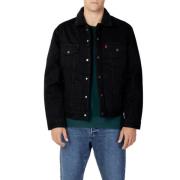 Denim Jackets Levi's , Black , Heren