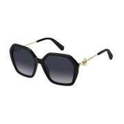 Sofisticated en Retro Zonnebrillencollectie Marc Jacobs , Black , Dame...