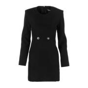 Stijlvolle Abito Jurk Versace , Black , Dames