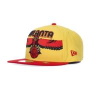 Atlanta Hawks Platte Klep Pet Nba21 New Era , Yellow , Heren