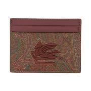 Paisley Kaarthouder Portemonnee Etro , Red , Dames