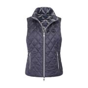 Omkeerbare Dames Bodywarmer Gwen HV Polo , Blue , Dames