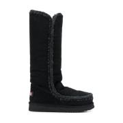 Winter Boots Mou , Black , Dames