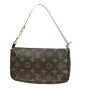 Pre-owned Canvas clutches Louis Vuitton Vintage , Brown , Dames