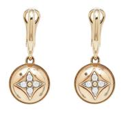 Pre-owned Rose Gold earrings Louis Vuitton Vintage , Yellow , Dames