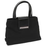 Pre-owned Nylon handbags Bvlgari Vintage , Black , Dames