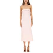 Chique Midi Jurk met Ritssluiting Philosophy di Lorenzo Serafini , Pin...