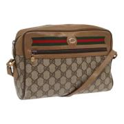 Pre-owned Leather gucci-bags Gucci Vintage , Brown , Dames