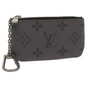 Pre-owned Canvas wallets Louis Vuitton Vintage , Gray , Dames